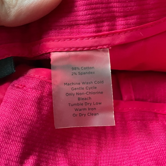Bright Pink Stretch Corduroy Pants - Picture 5 of 7